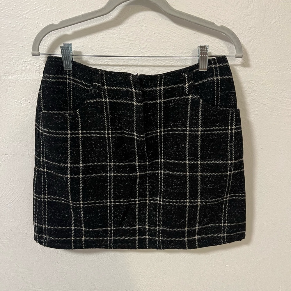 Esprit Black and White Mini Pencil Skirt for Work